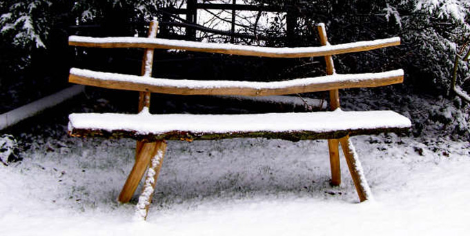 Bench in Snow Bench in Snow